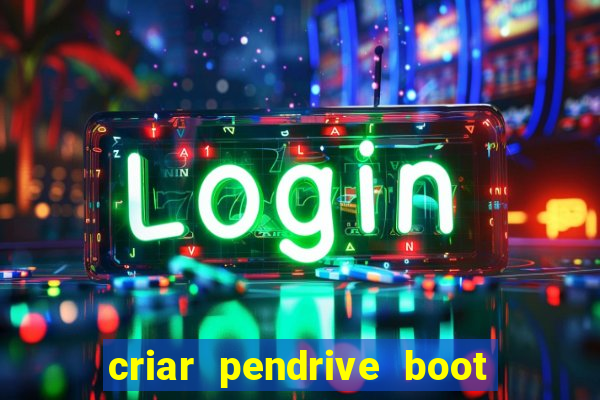 criar pendrive boot windows 10